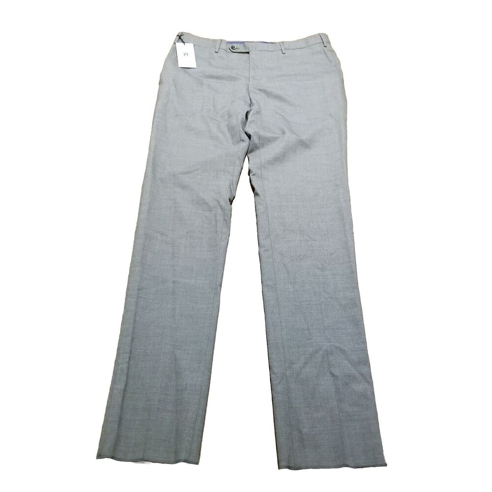 PT Torino Stretch Pants Men's Size EU 52 Gray Slim Fit Chino New w/Tags (36x37)